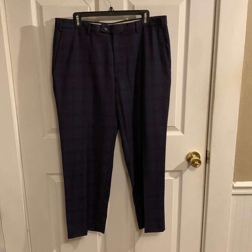JB Britches 100% Wool Plaid Men Pants